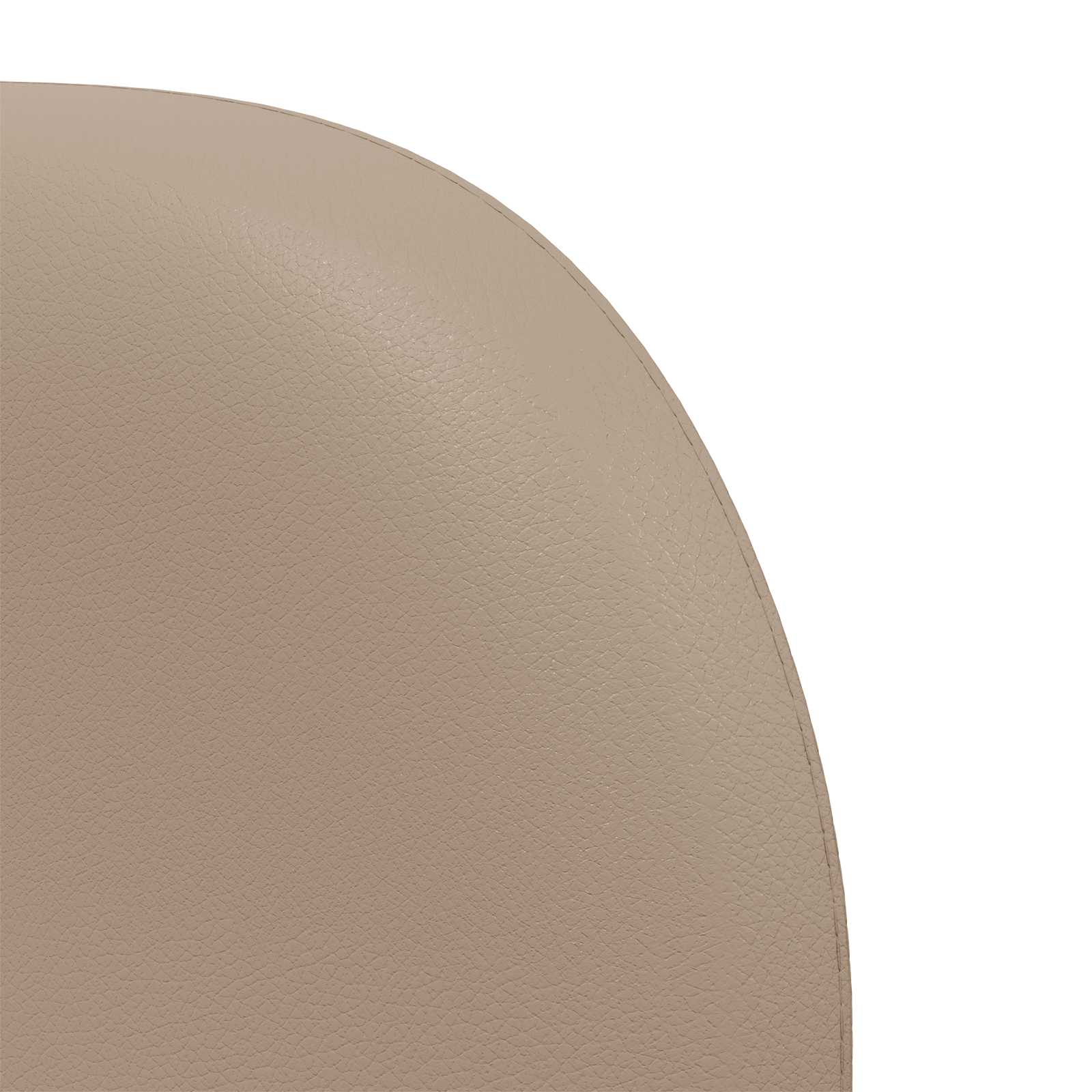 Kopfteil Ohr Braun 80 x 23 x 6 cm PVC