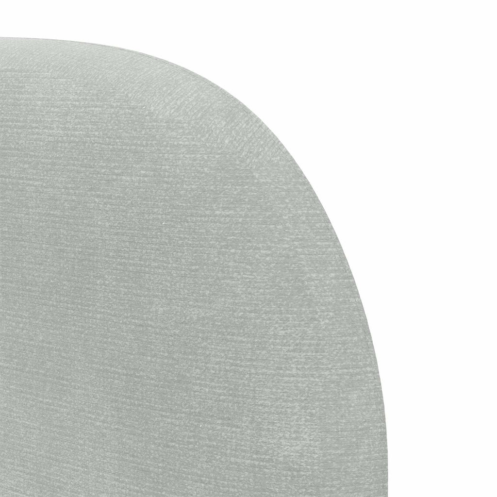 Kopfteil Ohr Hellgrau 80 x 23 x 6 cm Samt