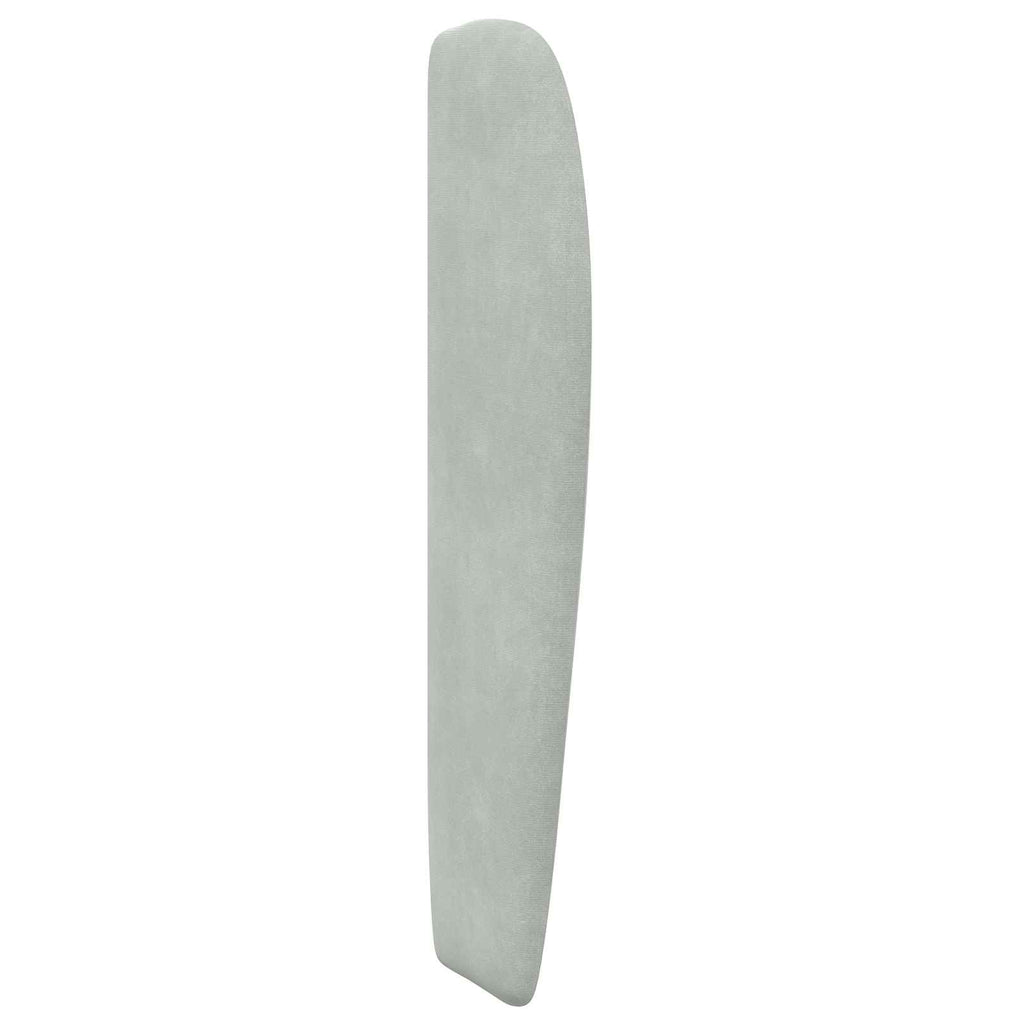 Kopfteil Ohr Hellgrau 80 x 23 x 6 cm Samt