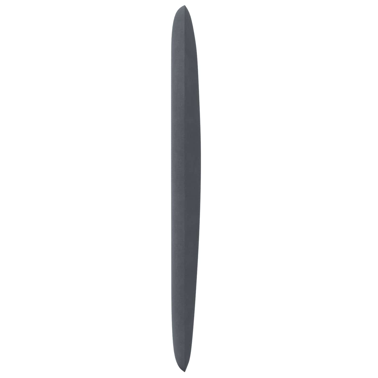 Kopfteil Ohr Dunkelgrau 80 x 23 x 6 cm Samt