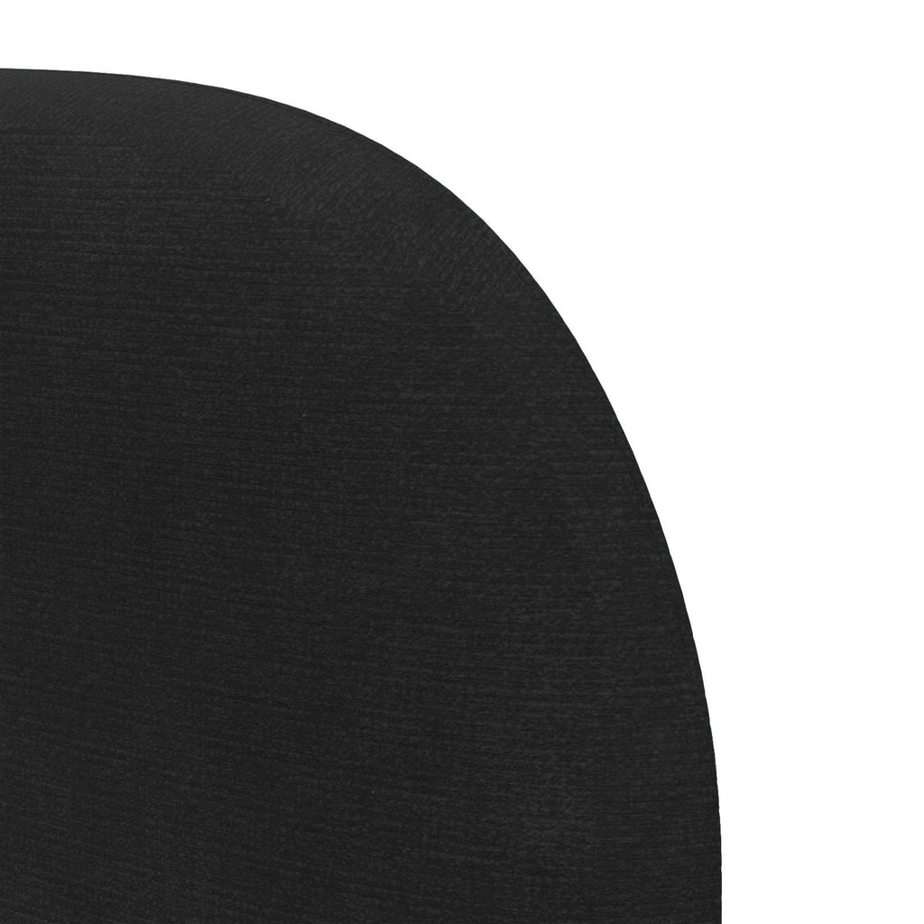 Kopfteil Ohr Schwarz 80 x 23 x 6 cm Samt
