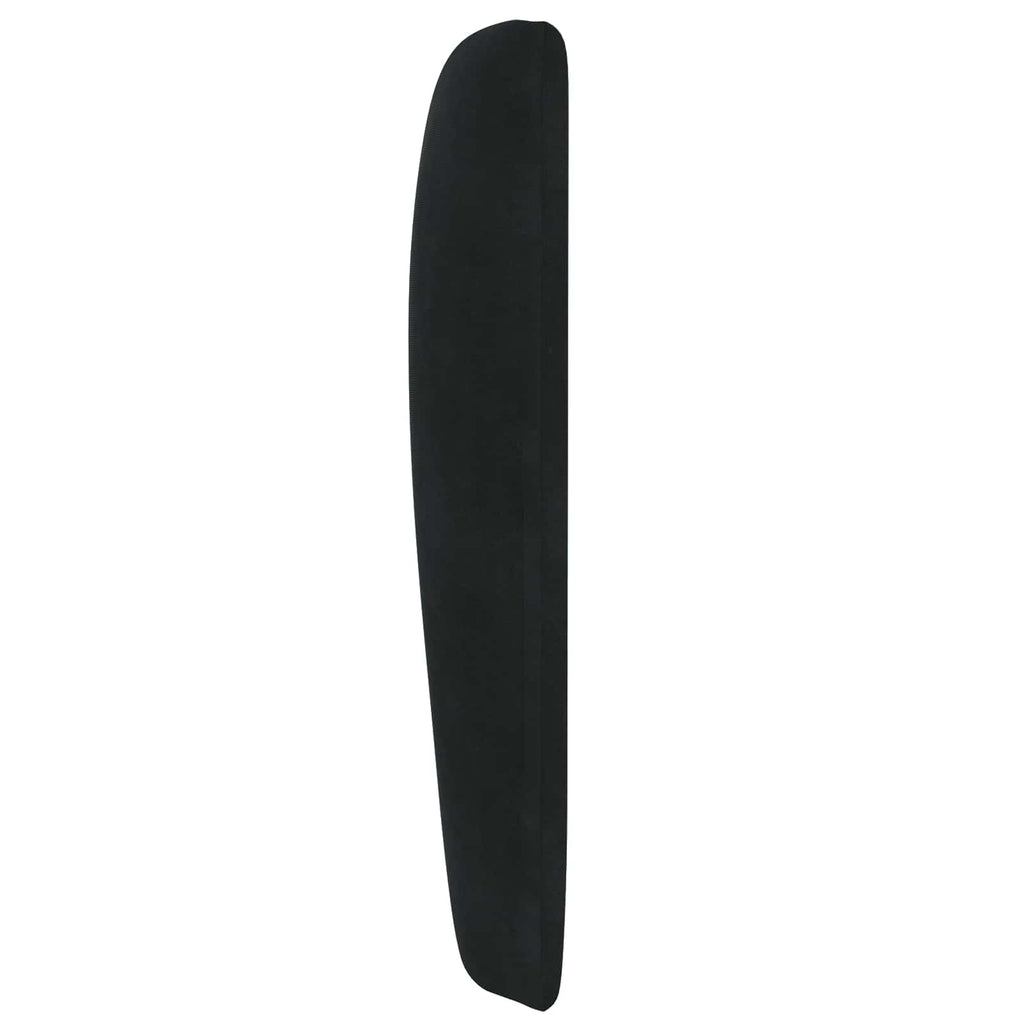 Kopfteil Ohr Schwarz 80 x 23 x 6 cm Samt