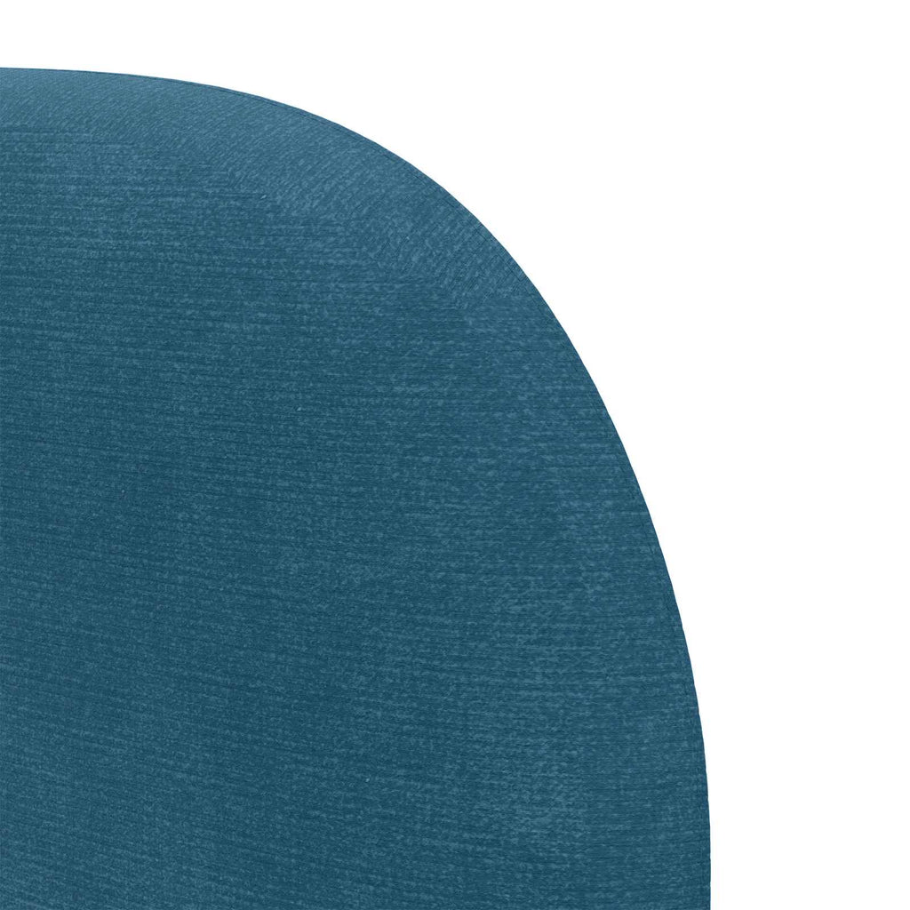 Kopfteil Ohr Blau 80 x 23 x 6 cm Samt