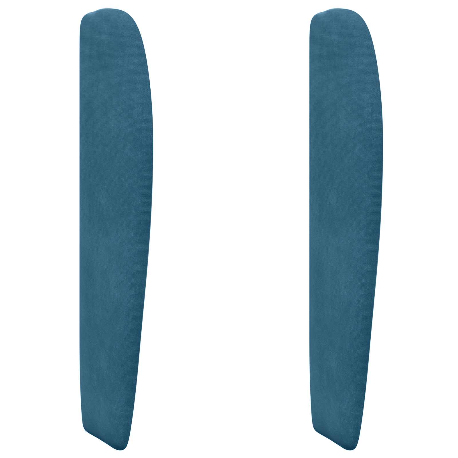 Kopfteil Ohr Blau 80 x 23 x 6 cm Samt
