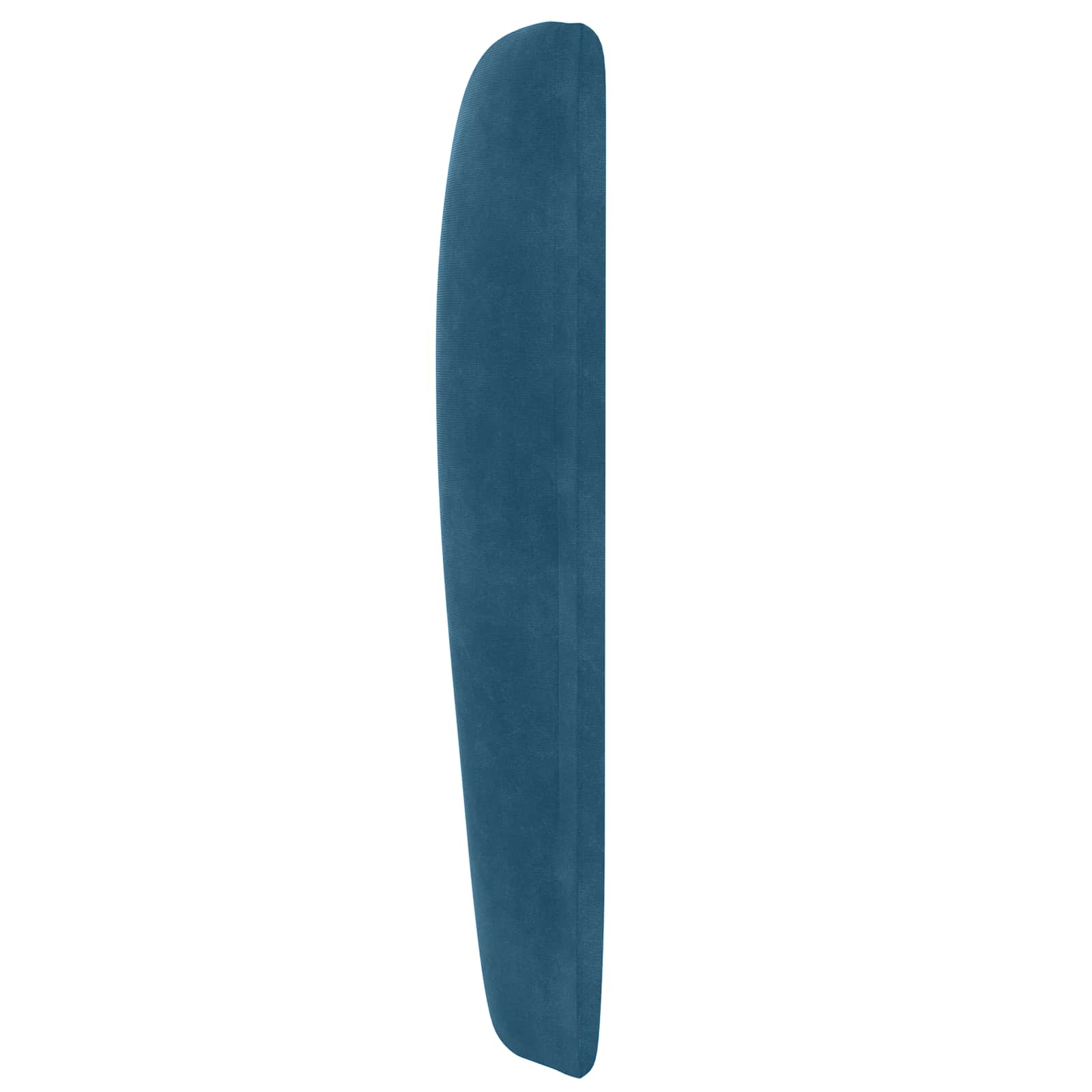 Kopfteil Ohr Blau 80 x 23 x 6 cm Samt