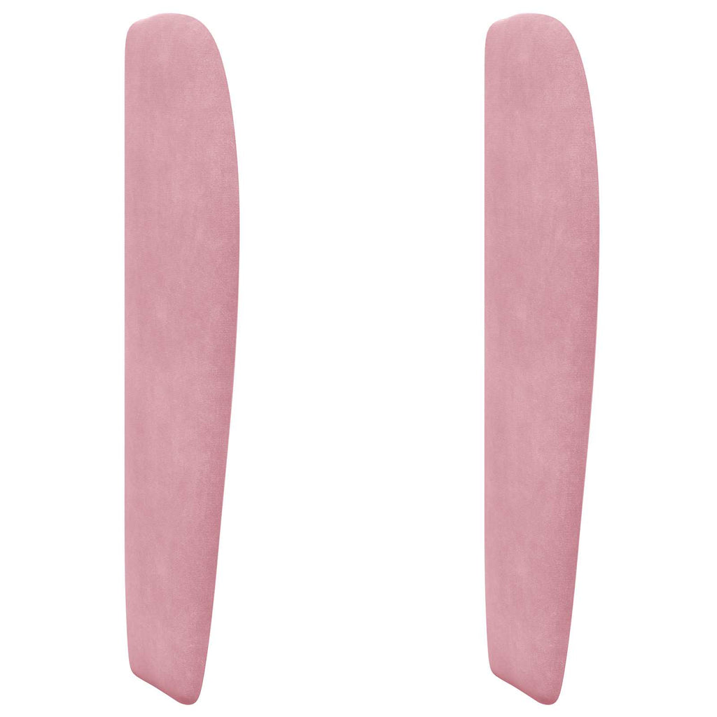 Kopfteil Ohr Rosa 80 x 23 x 6 cm Samt
