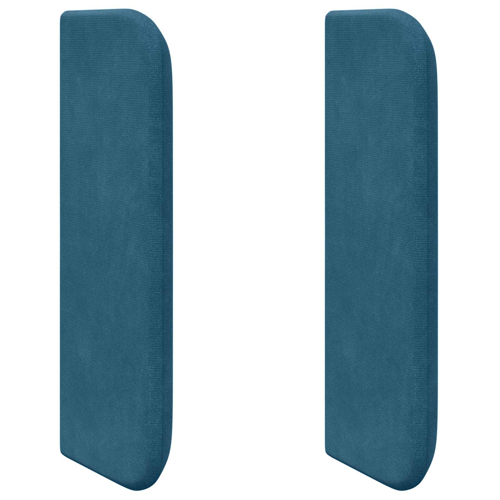 Kopfteil Ohr Blau 40,5 x 40,5 x 4 cm Samt