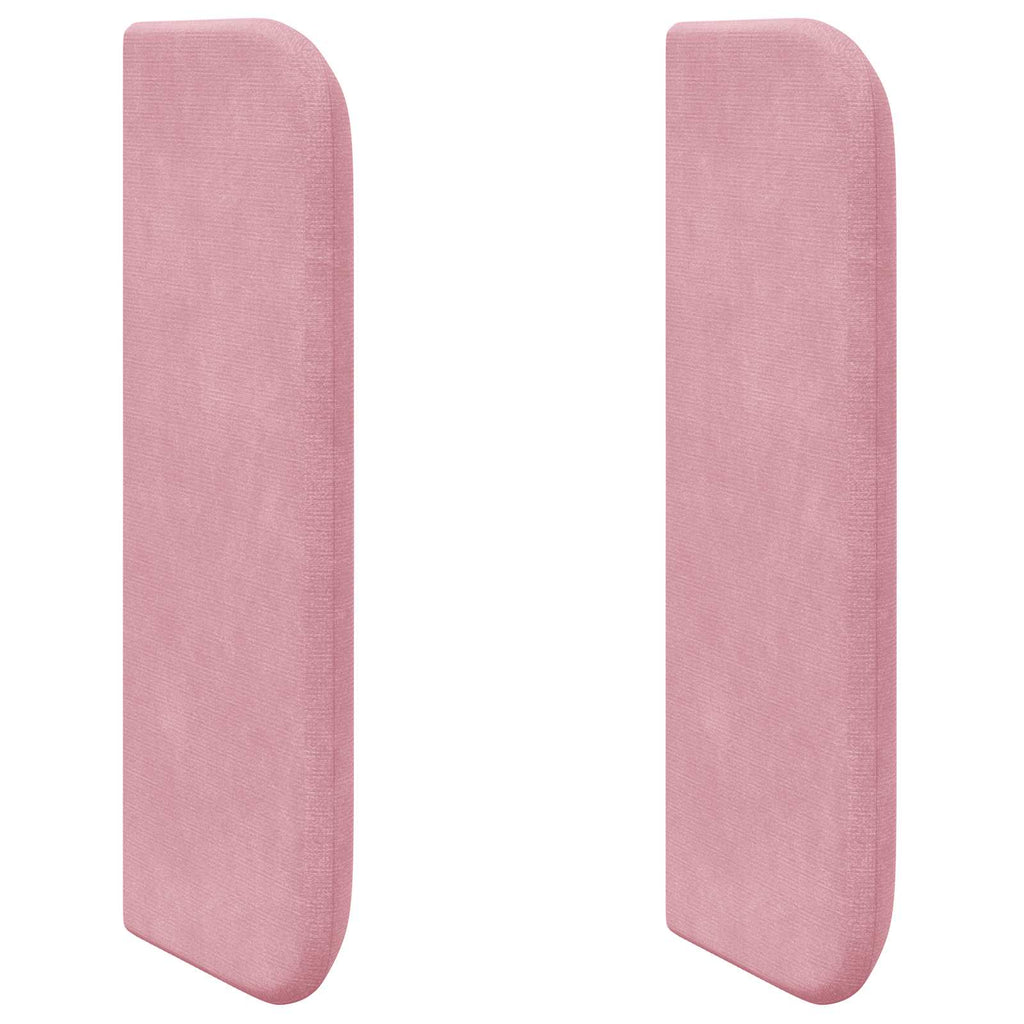 Kopfteil Ohr Rosa 40,5 x 40,5 x 4 cm Samt