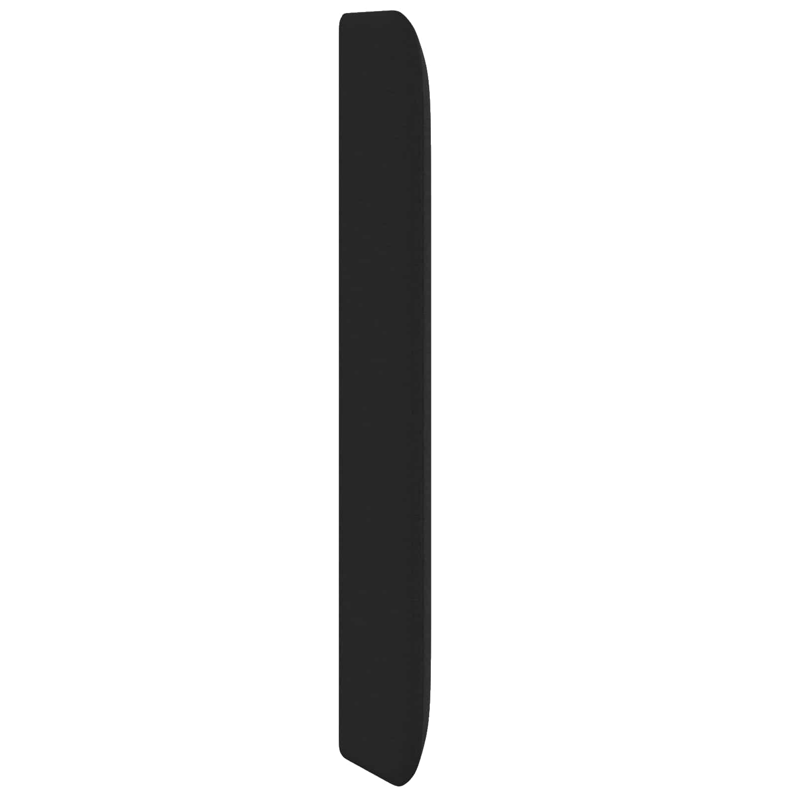 Kopfteil Ohr Schwarz 80 x 16 x 4 cm Stoff