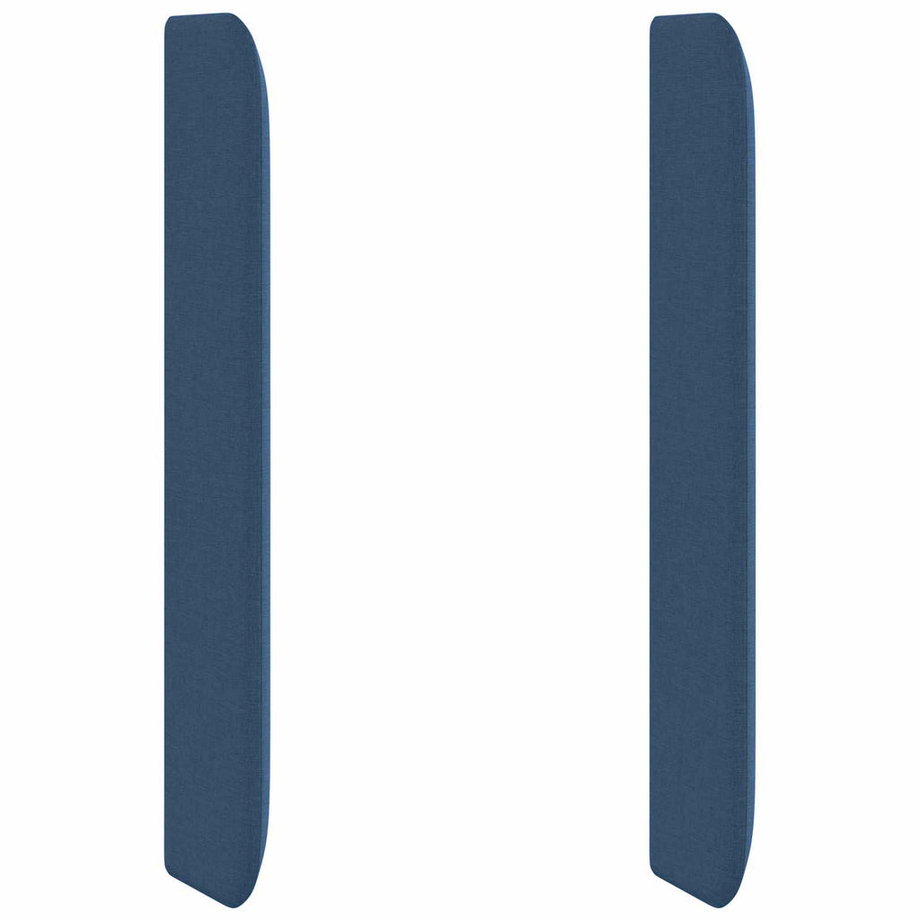 Kopfteil Ohr Blau 80 x 16 x 4 cm Stoff