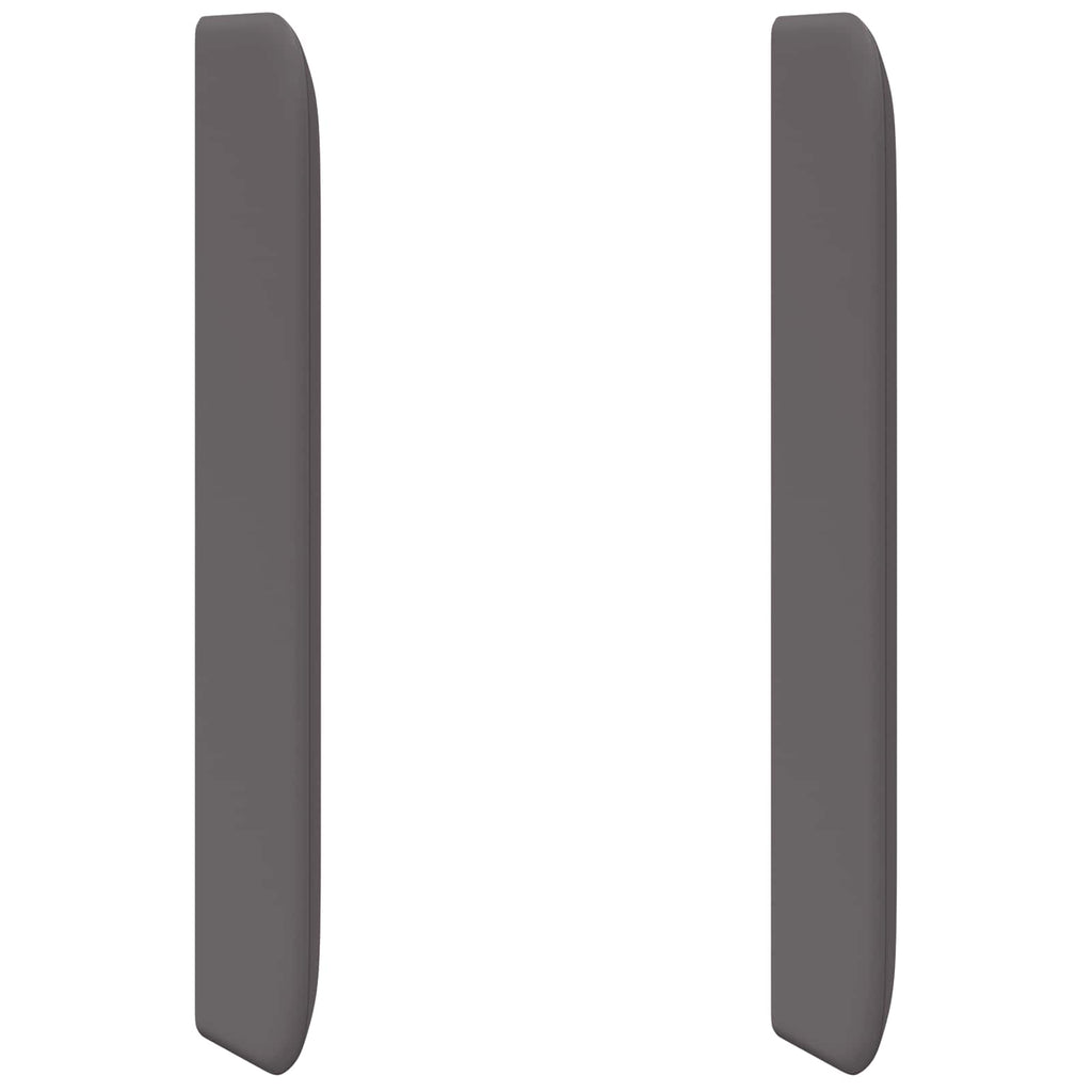 Kopfteil Ohr Grau 80 x 16 x 4 cm PVC