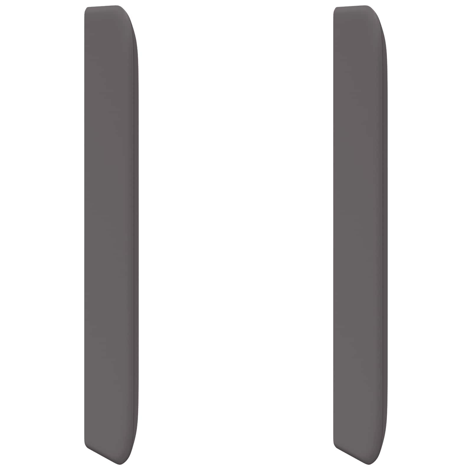 Kopfteil Ohr Grau 80 x 16 x 4 cm PVC