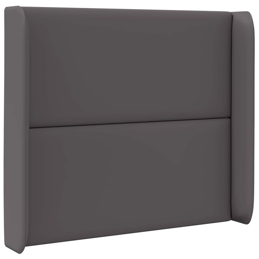 Kopfteil Ohr Grau 80 x 16 x 4 cm PVC