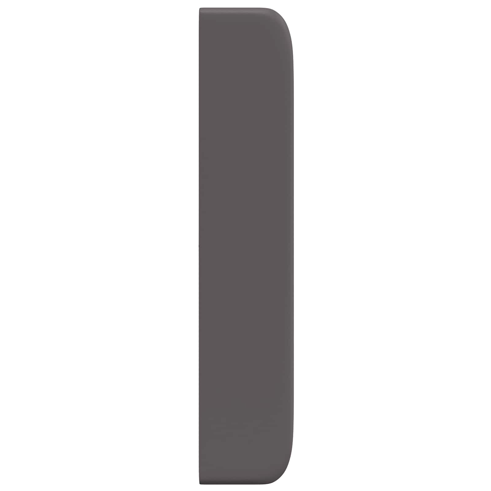 Kopfteil Ohr Grau 80 x 16 x 4 cm PVC