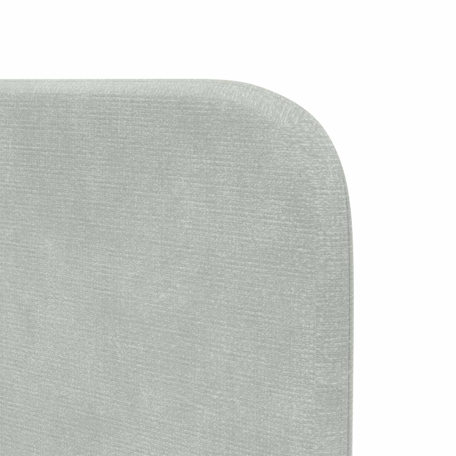Kopfteil Ohr Hellgrau 80 x 16 x 4 cm Samt