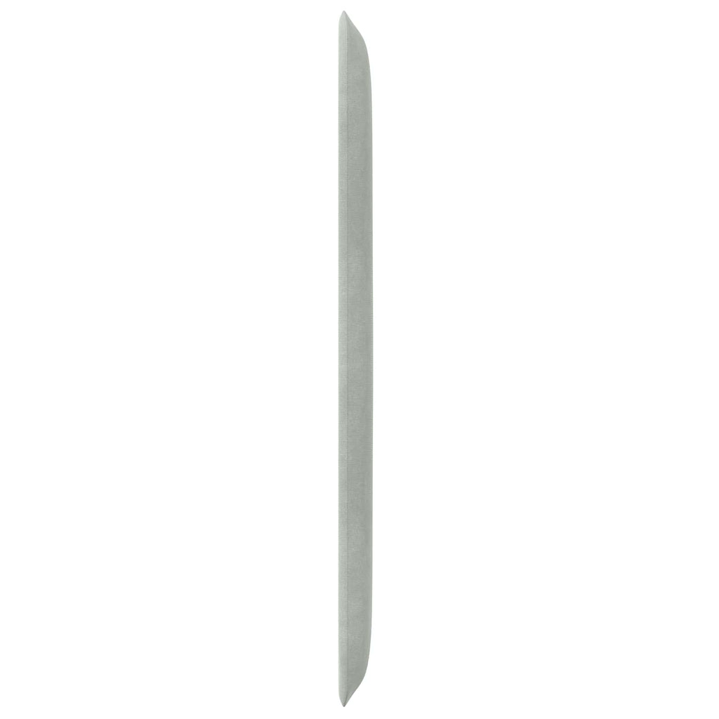 Kopfteil Ohr Hellgrau 80 x 16 x 4 cm Samt