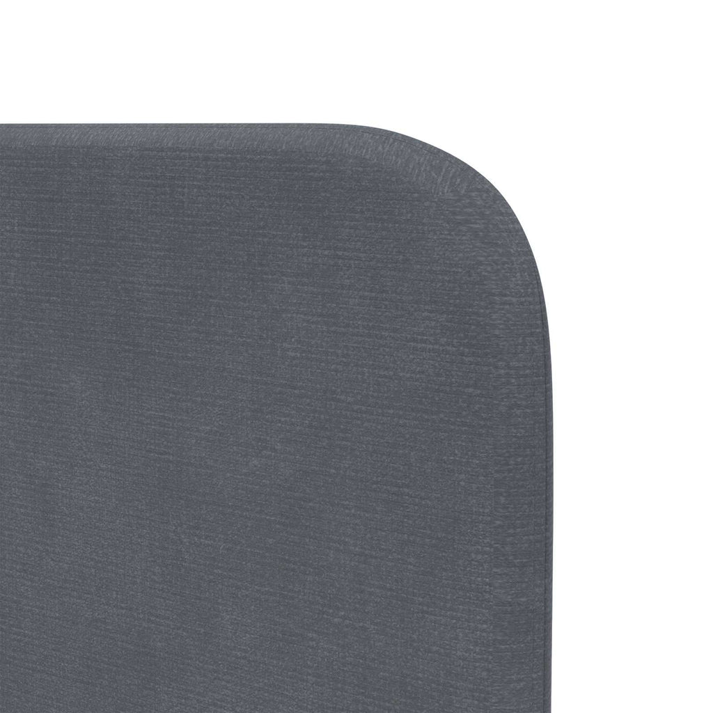 Kopfteil Ohr Grau 80 x 16 x 4 cm Samt
