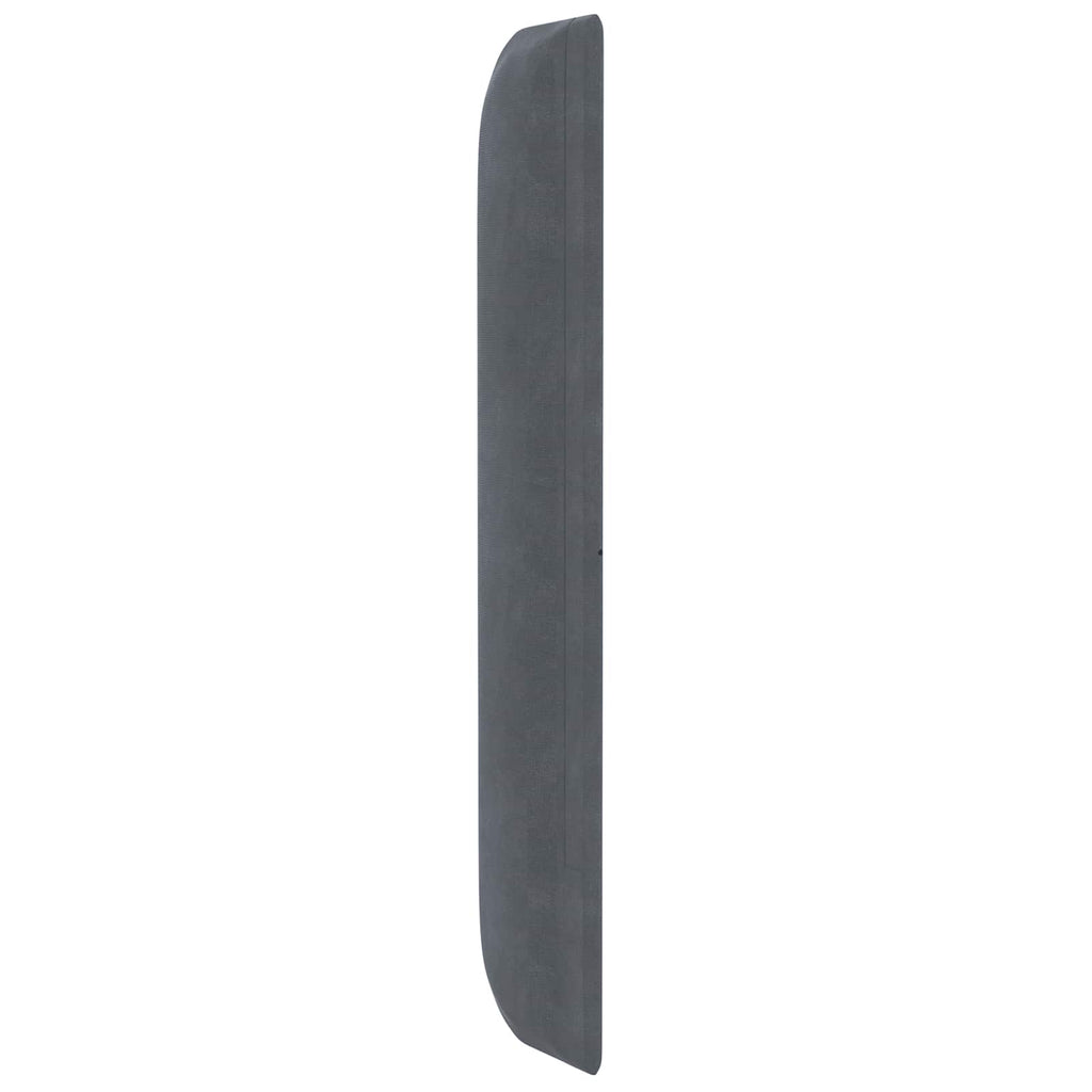 Kopfteil Ohr Grau 80 x 16 x 4 cm Samt
