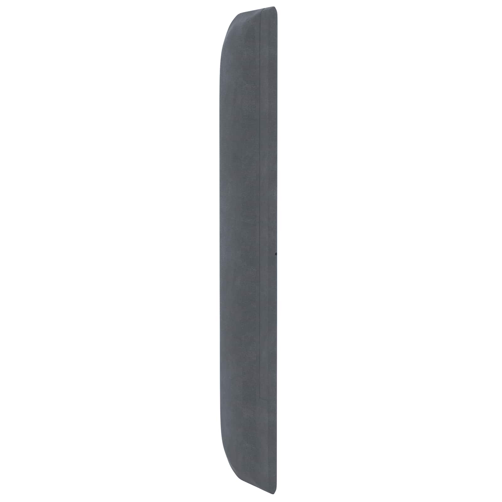 Kopfteil Ohr Grau 80 x 16 x 4 cm Samt
