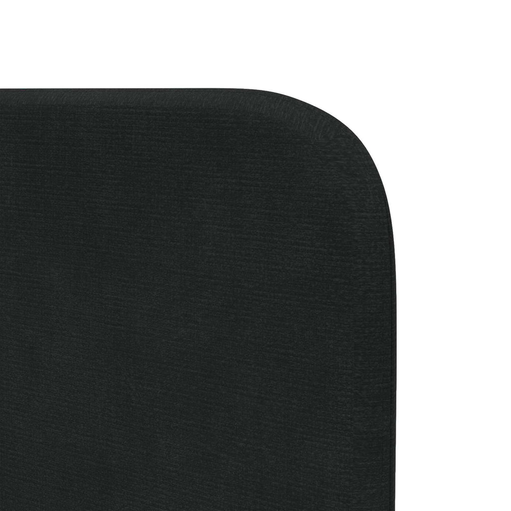 Kopfteil Ohr Schwarz 80 x 16 x 4 cm Samt