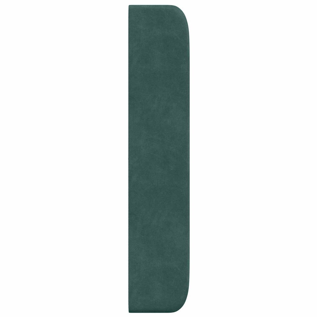Kopfteil Ohr Grün 80 x 16 x 4 cm Samt