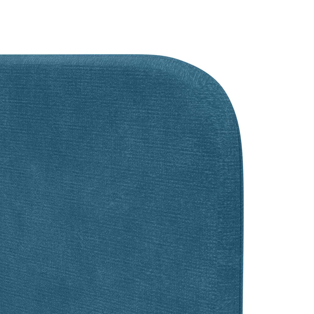 Kopfteil Ohr Blau 80 x 16 x 4 cm Samt
