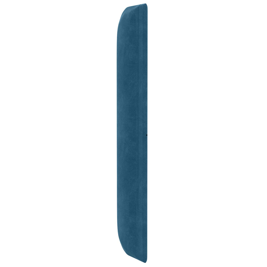 Kopfteil Ohr Blau 80 x 16 x 4 cm Samt