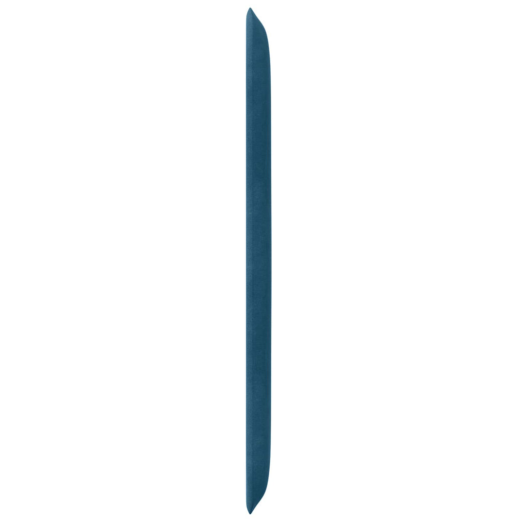 Kopfteil Ohr Blau 80 x 16 x 4 cm Samt