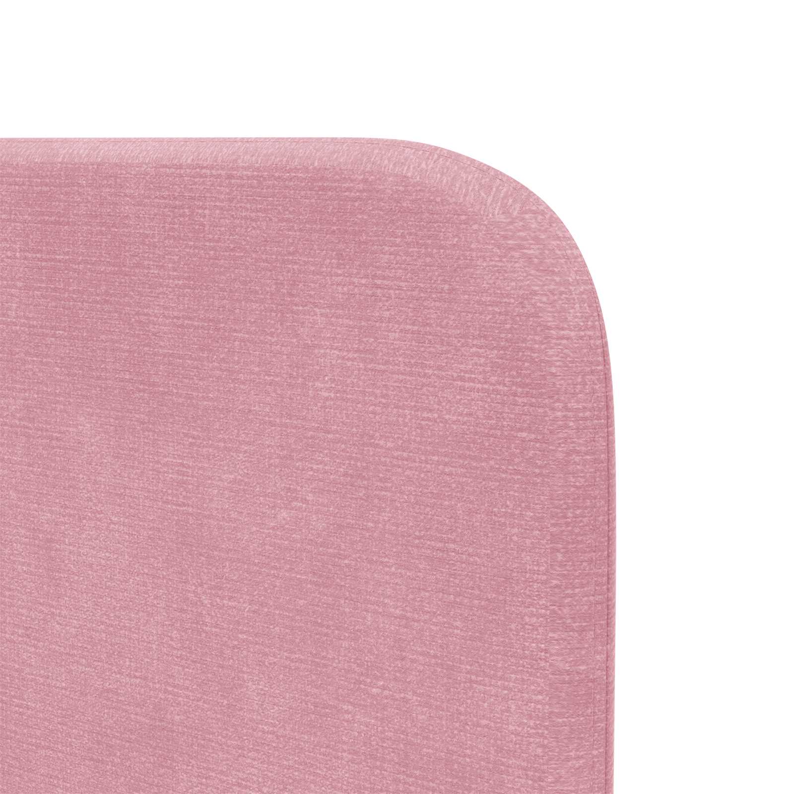 Kopfteil Ohr Rosa 80 x 16 x 4 cm Samt