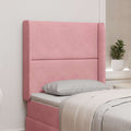 Kopfteil Ohr Rosa 80 x 16 x 4 cm Samt