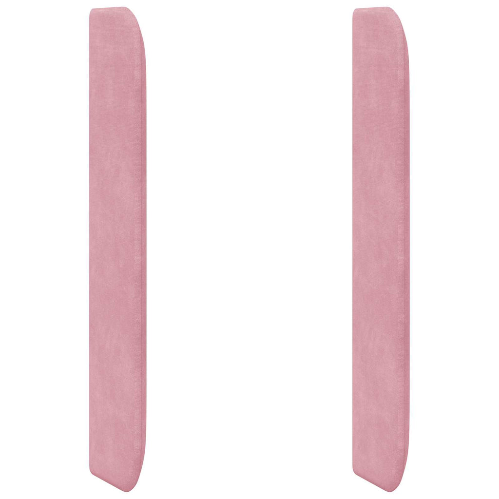 Kopfteil Ohr Rosa 80 x 16 x 4 cm Samt