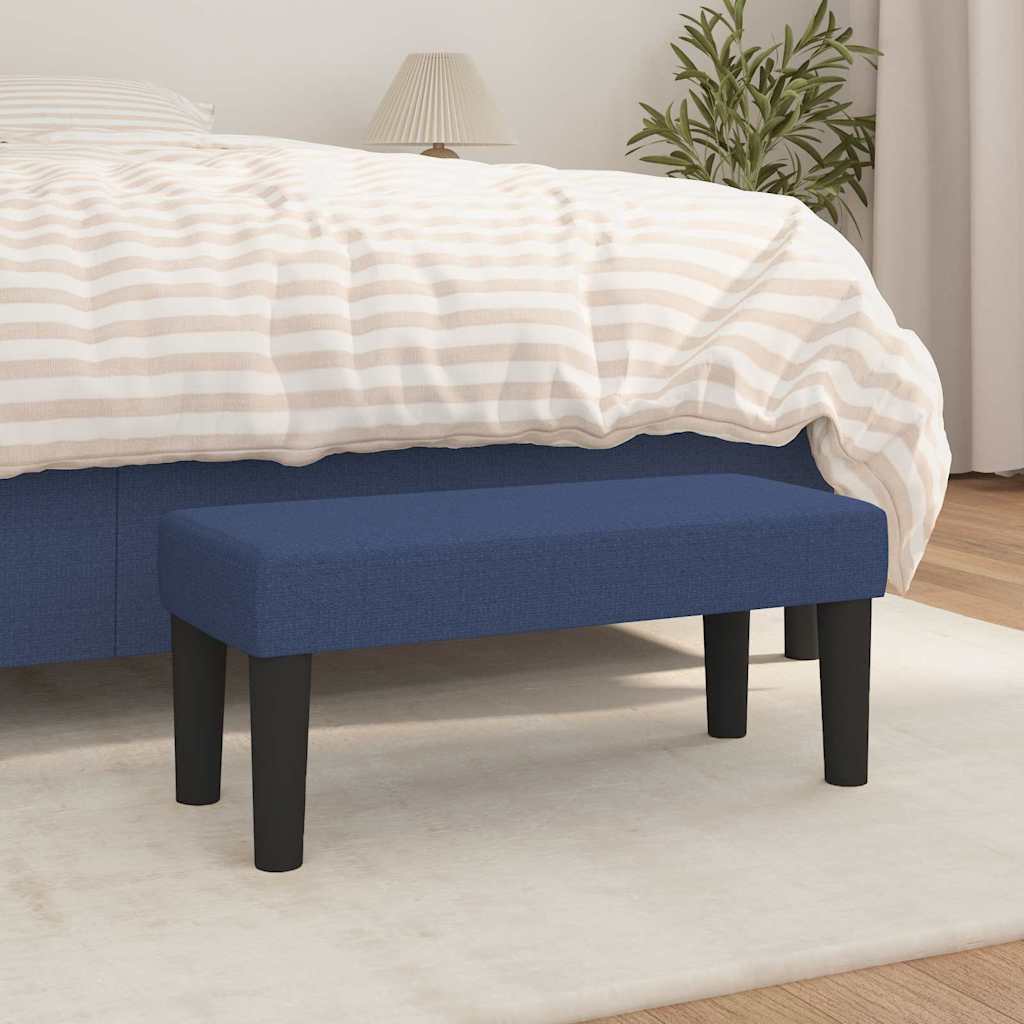 Bank Blau 70 x 30 x 30 cm Stoff