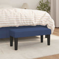 Bank Blau 70 x 30 x 30 cm Stoff