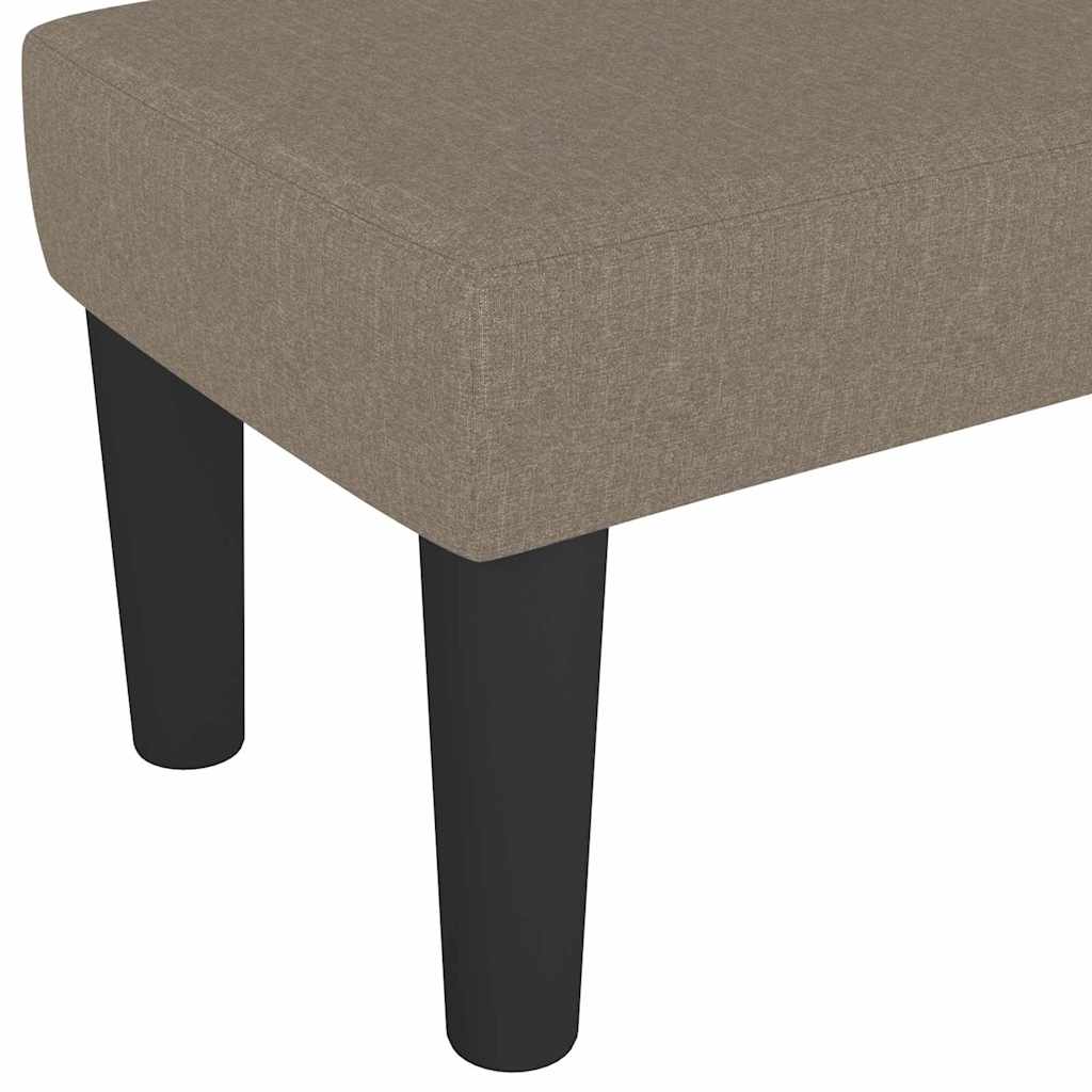 Bank Taupe 100 x 30 x 30 cm Stoff