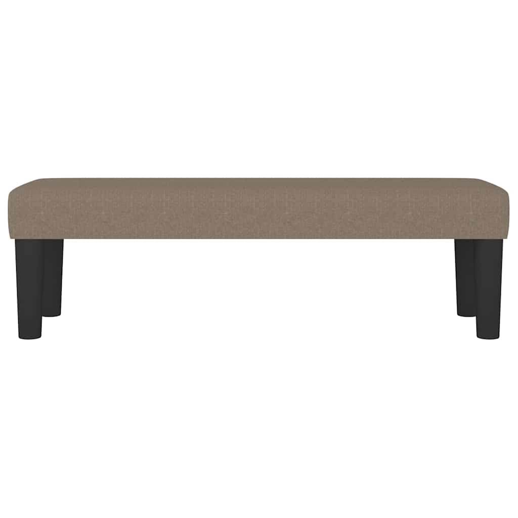 Bank Taupe 100 x 30 x 30 cm Stoff