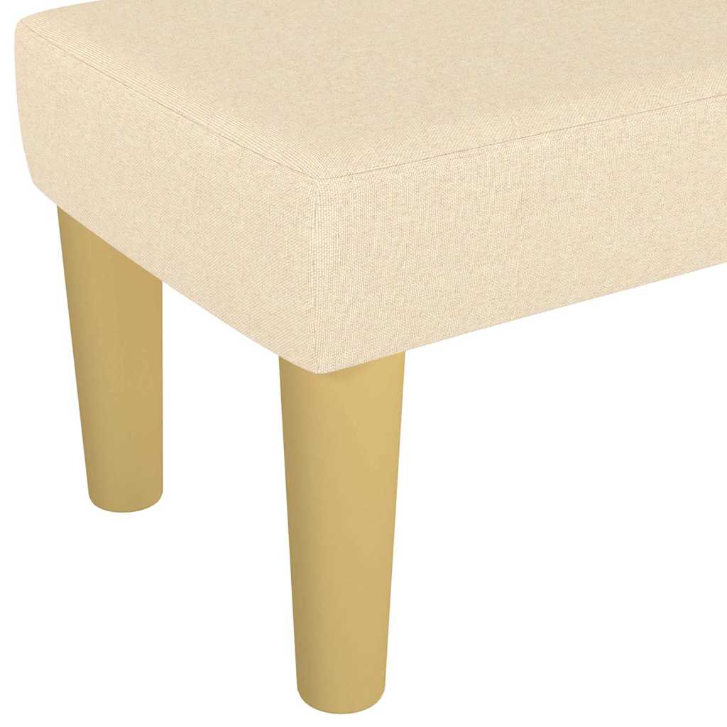 Bank Creme 100 x 30 x 30 cm Stoff