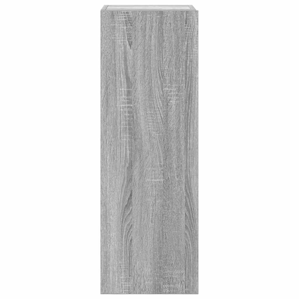 3-tlg. TV-Schrank-Set Grau Sonoma Holzwerkstoff