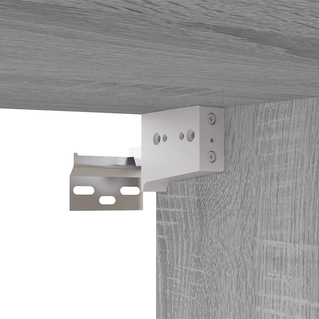 8-tlg. TV-Schrank-Set Grau Sonoma 60x30x30 cm Holzwerkstoff