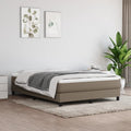 Taschenfederkernmatratze Mittel Taupe 140x200x20 cm Stoff