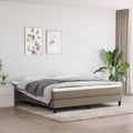 Taschenfederkernmatratze Mittel Taupe 160x200x20 cm Stoff