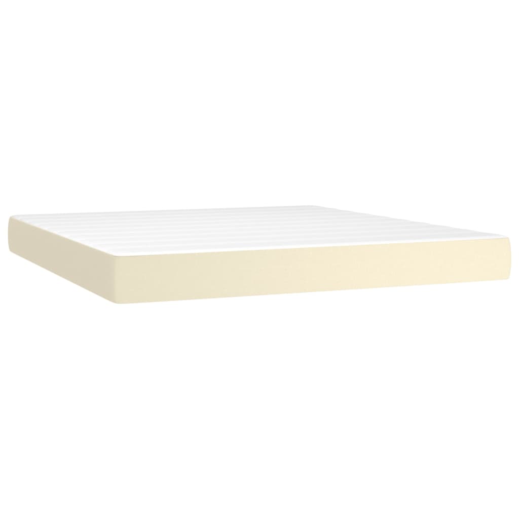 Taschenfederkernmatratze Mittel 160 x 200 cm 20 cm Creme