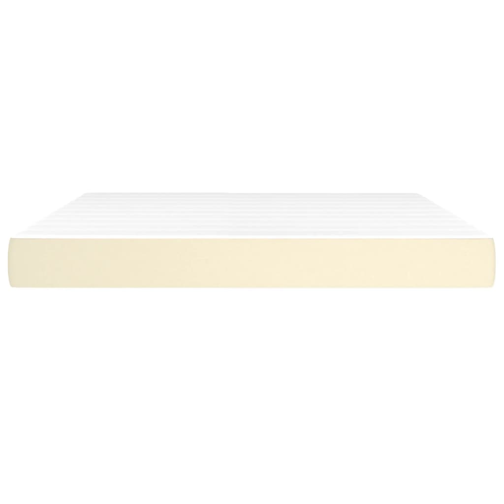 Taschenfederkernmatratze Mittel 160 x 200 cm 20 cm Creme