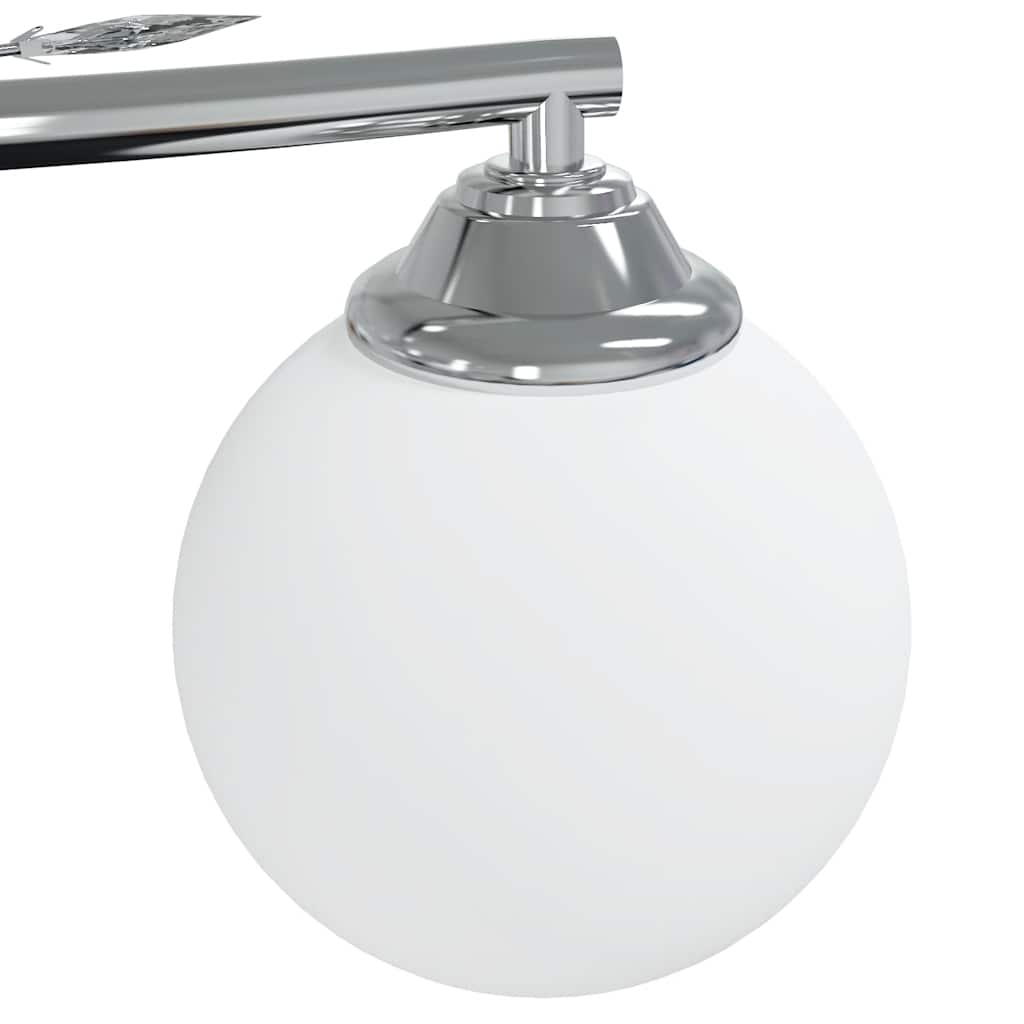 Deckenleuchte mit Runden Glasschirmen für 4 G9 LED-Leuchtmittel