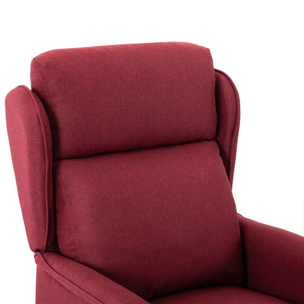 Massagesessel mit Kissen Wein 93,5 x 67,5 x 101,5 cm Stoff