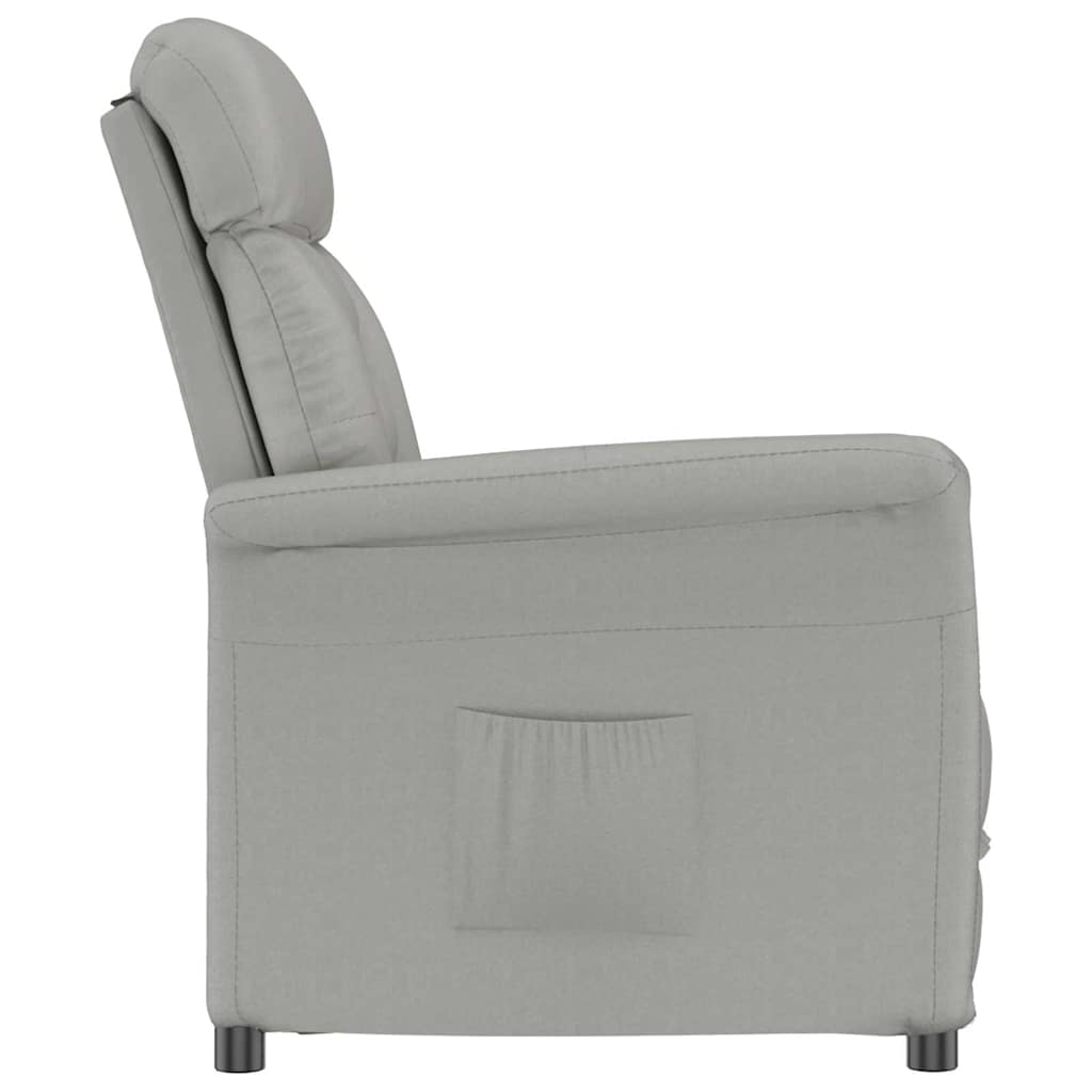 Sessel Hellgrau Mikrofaser