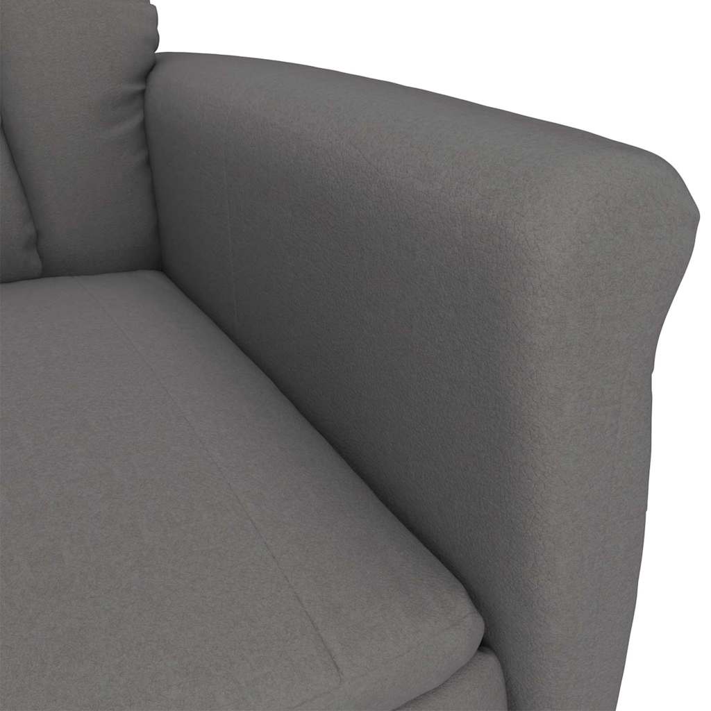 Sessel Dunkelgrau Mikrofaser