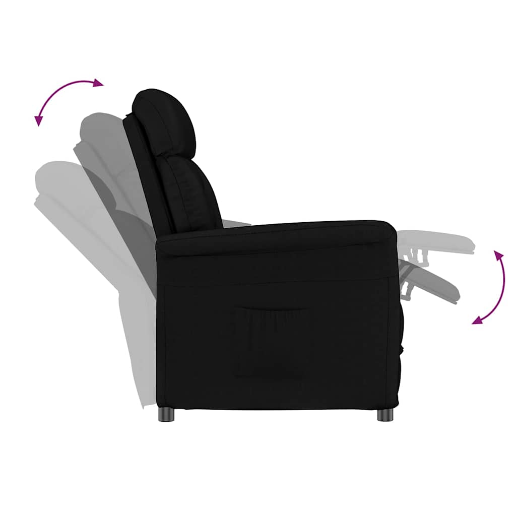 Sessel Schwarz Mikrofaser