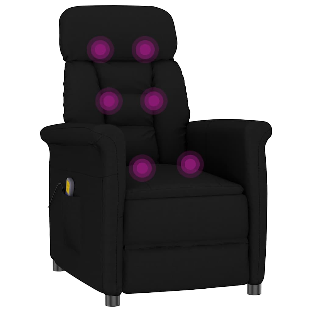 Massagesessel Schwarz 96,5 x 70,5 x 95 cm Mikrofaser