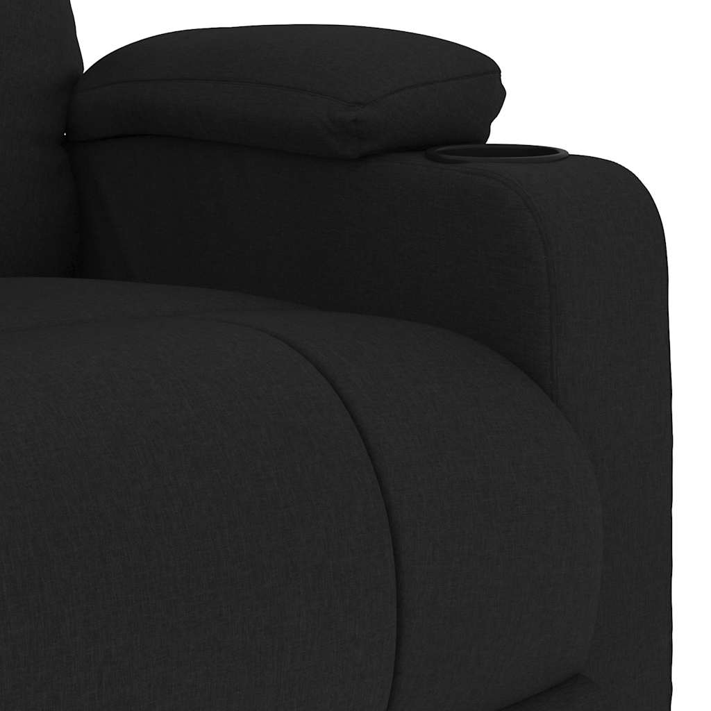 Relaxsessel Schwarz Stoff