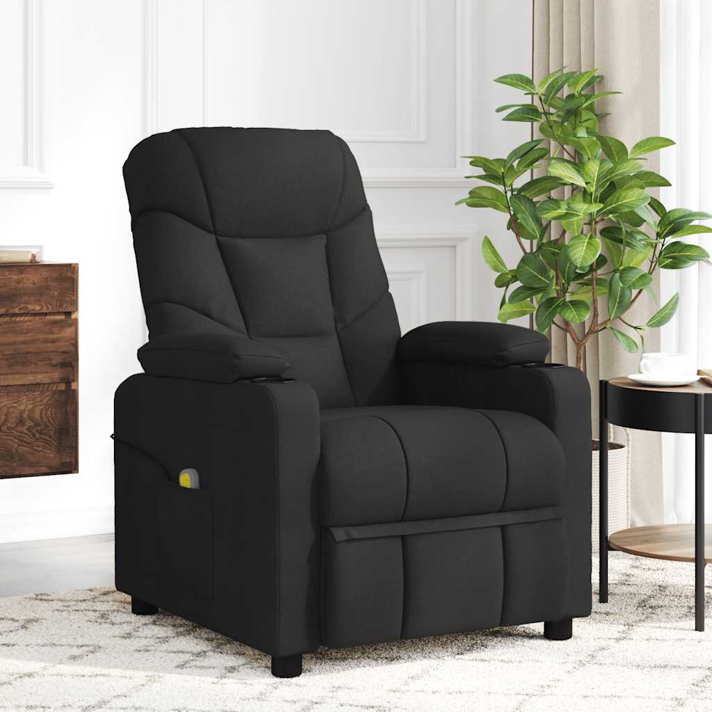 Relaxsessel Schwarz Stoff